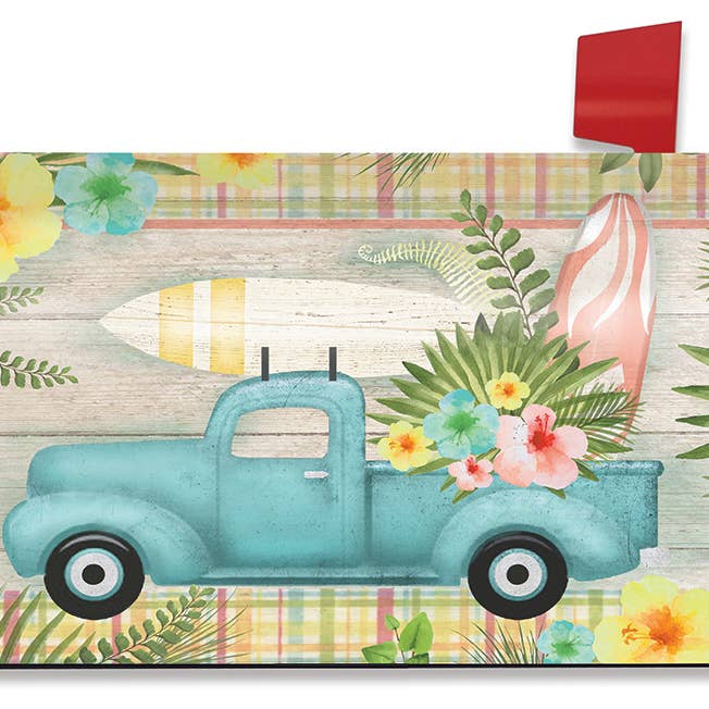 Couvercle de boîte aux lettres Tropical Pickup pour la vente par Briarwood Lane