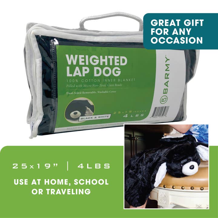 Barmy - Wholesale Pet Blanket - Cat/Dog - Weighted Lap Dog (25" X 19", 4LBS)