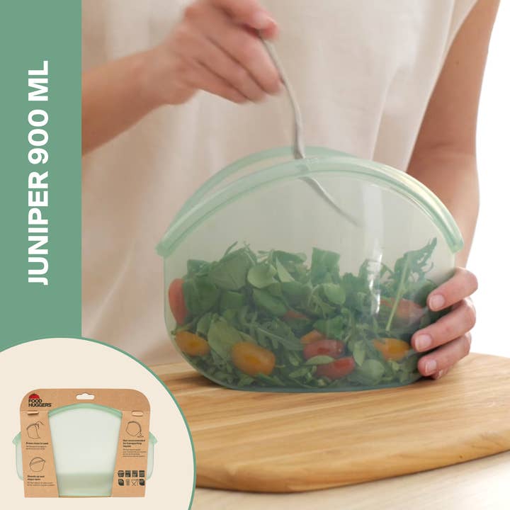 Reusable Silicone Storage Bag – Juniper (900ml) for wholesale by Food Huggers