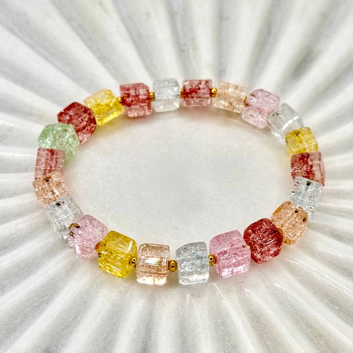 Sochi Styles – wholesale Beaded bracelet – Kids – Prismatic Cube Bracelets
