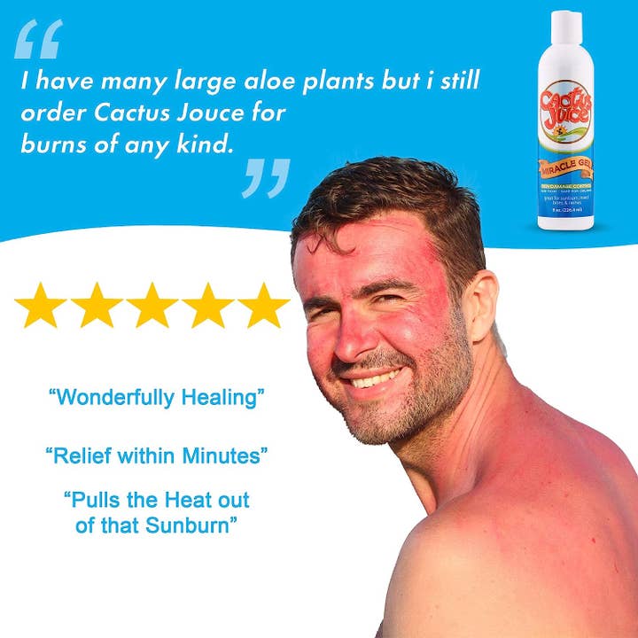 Cactus Juice - Wholesale Healing Salve/Balm/Cream - Cactus Juice Miracle Gel - Relief for Burns, Bites, Stings!