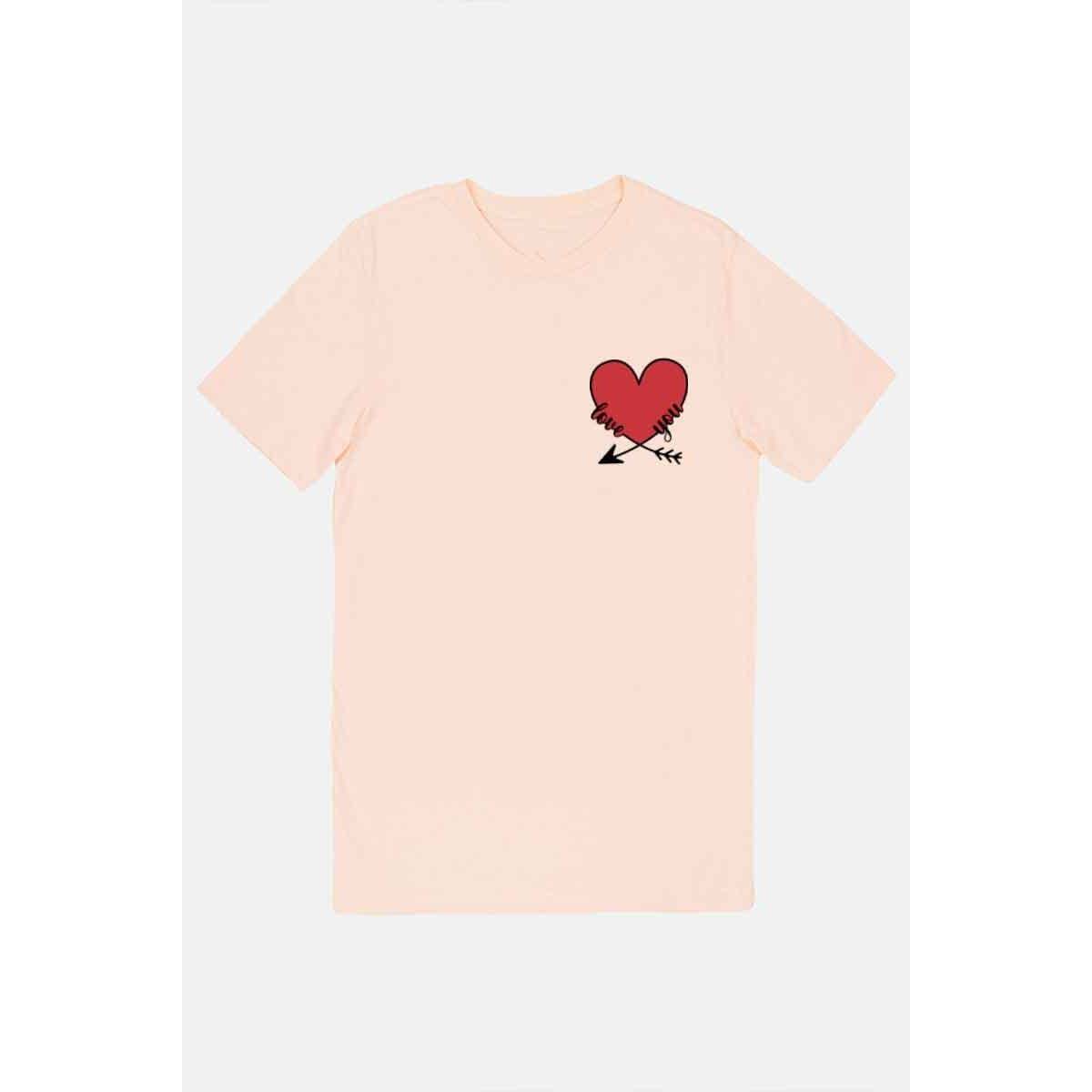 crashangel.us - Wholesale Screen Printed T-Shirt - Women's - POCKET RED HEART GRAPHIC WOMEN GRAPHIC TEE1