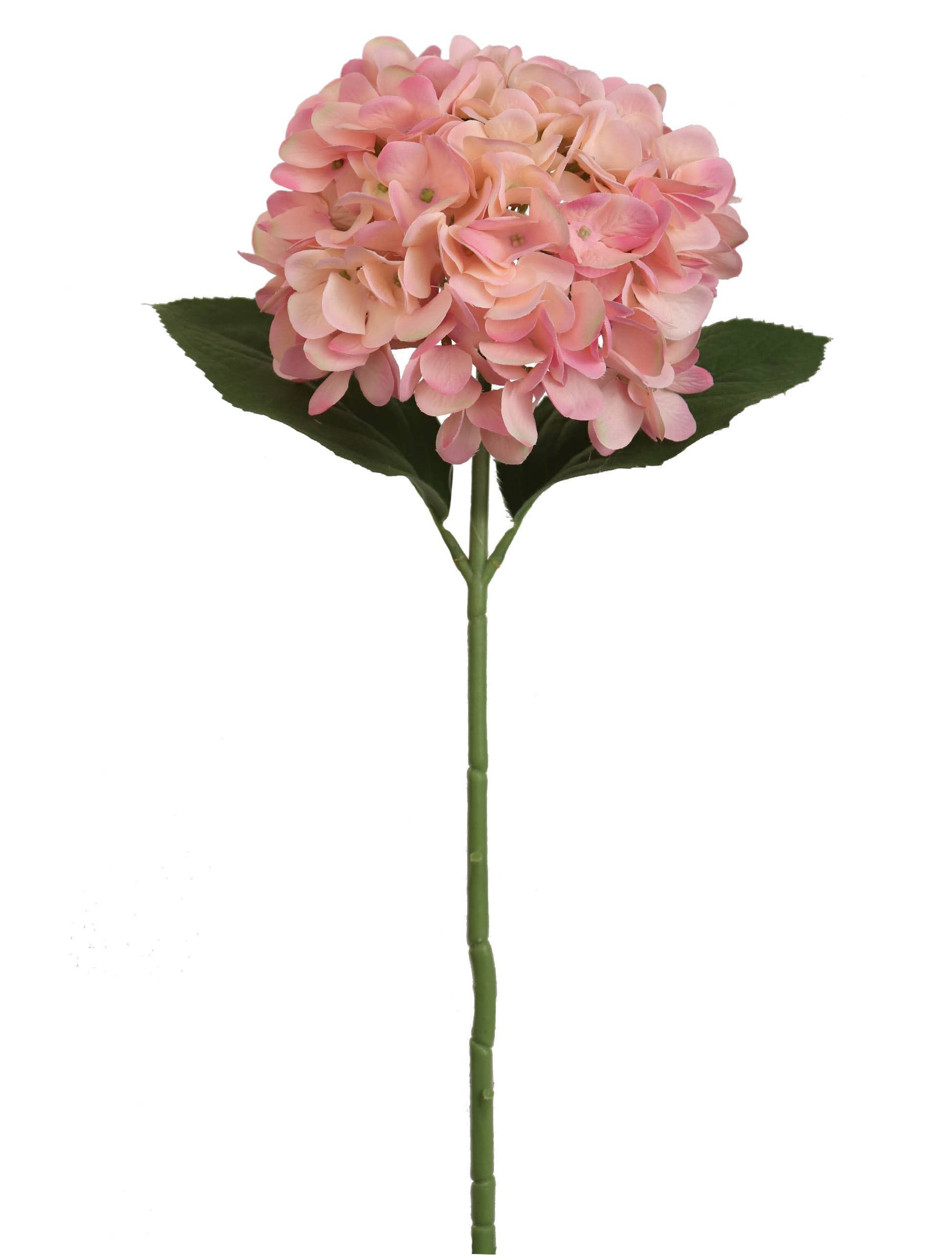 Larksilk - Wholesale Artificial flowers - 18" Hydrangea Stem - 6 PACK