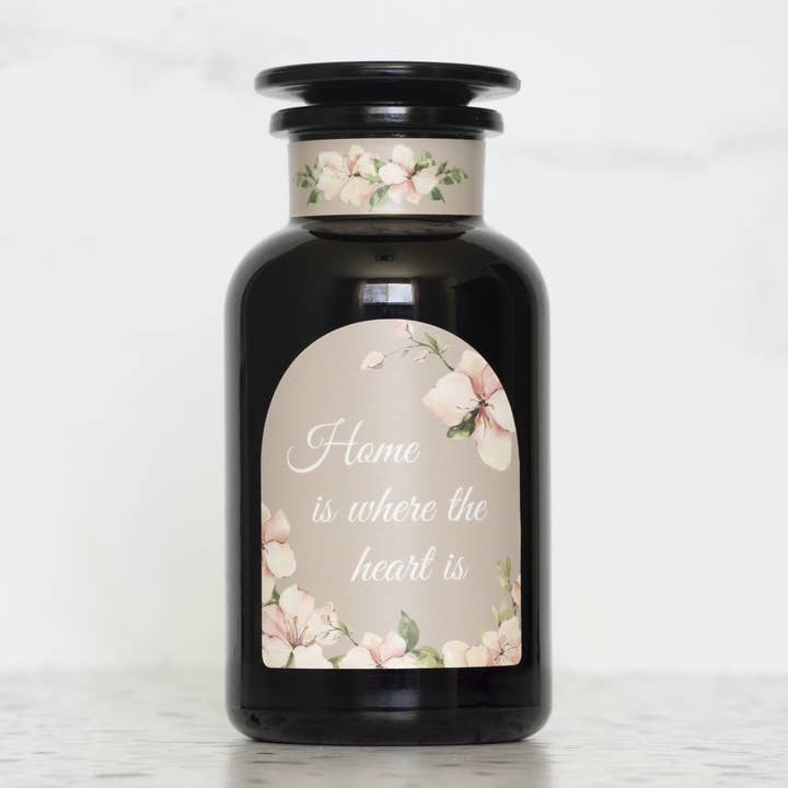 Customized 500 Ml UV Glass Apothecary Tea Jar - Arch Design for wholesale by Artanis Home