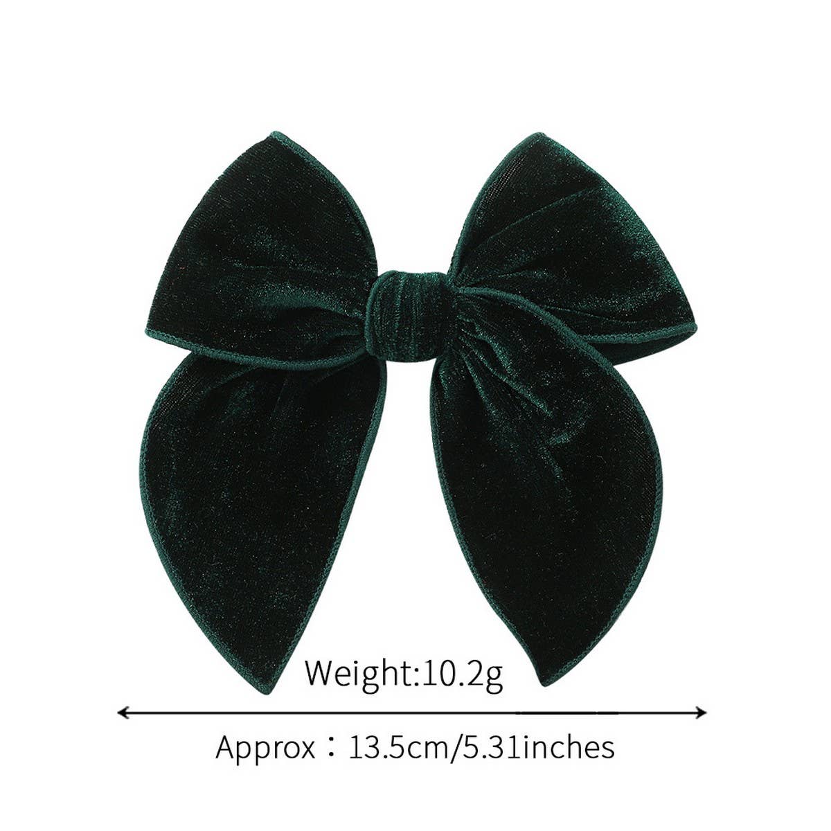 ACCITY - Wholesale Hair Clip - Kids - Vintage Christmas Bow Tail Hair Clip for Girls_CWAHA66796