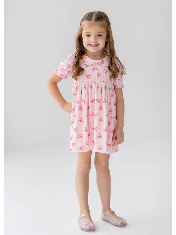 Rosa Vestito Tasca Piena di Fiori in vendita all'ingrosso su Faire1