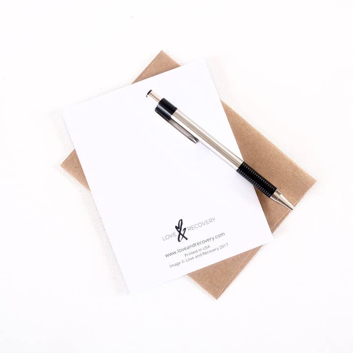Love & Recovery - Venta al por mayor Tarjetas de felicitación - Tarjeta de felicitación de oración del séptimo paso A006-C
