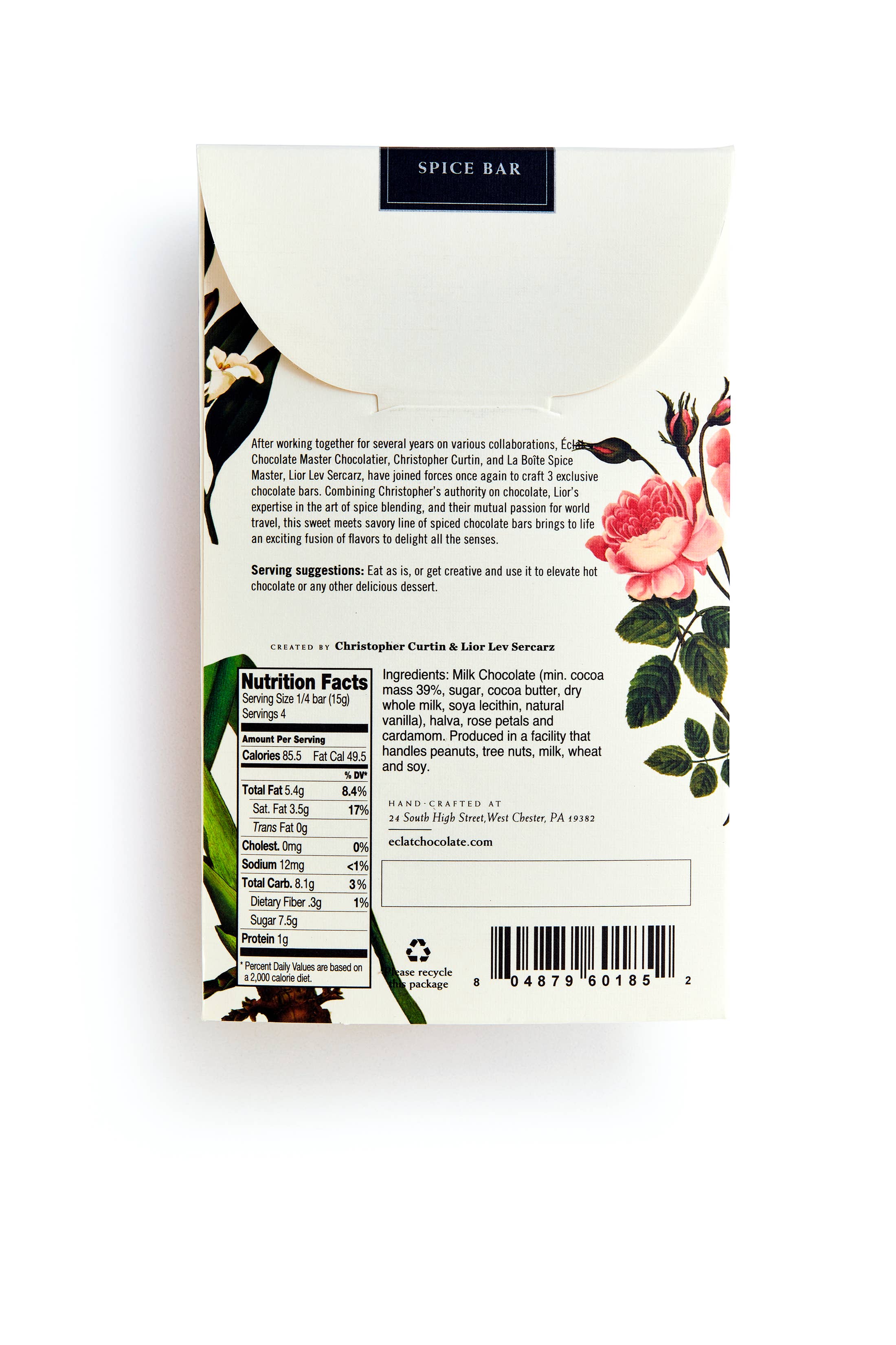 Éclat Chocolate - Wholesale Chocolate Bar - Desert Rose Spice & Chocolate Bar2