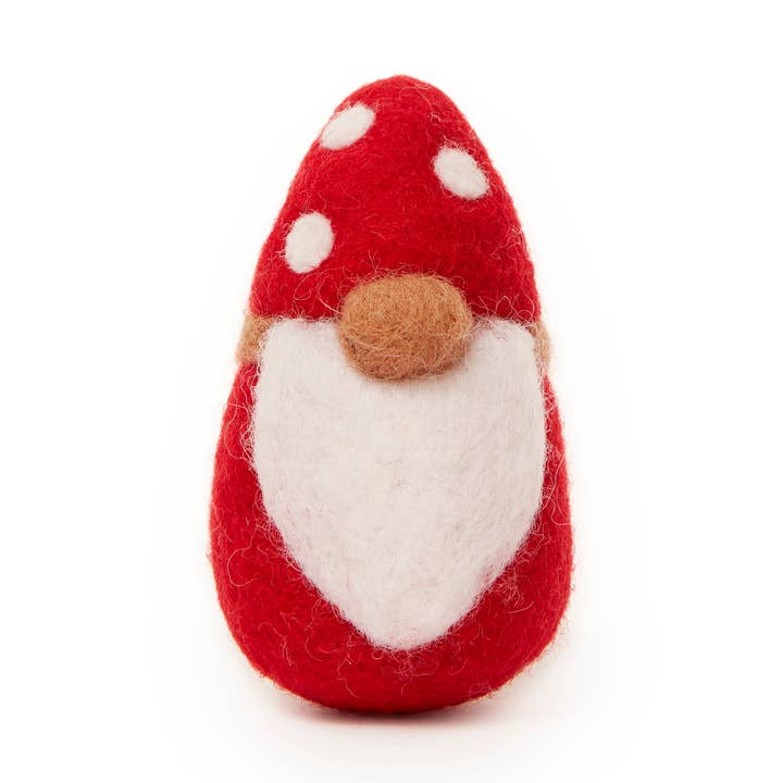 Gnome Christmas Cat Toy for wholesale by The Foggy Dog