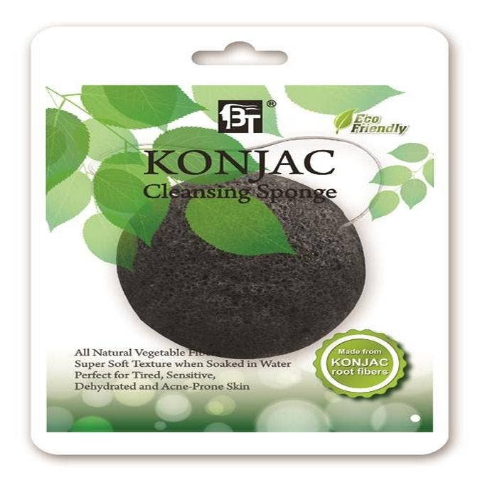 KT Supply - Wholesale Hair Accessories Set - Women's - Konjac Cleansing Sponge Black