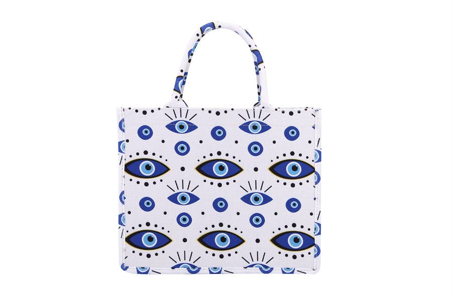 Nima Accessories Inc - Wholesale Tote Bag - Women's - Ladies Multiple Evil Eye Themed Tote Handbag0