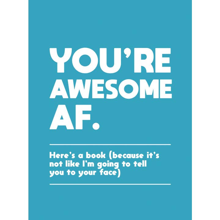 Hachette Book Group - Wholesale Humor Book - You're Awesome AF