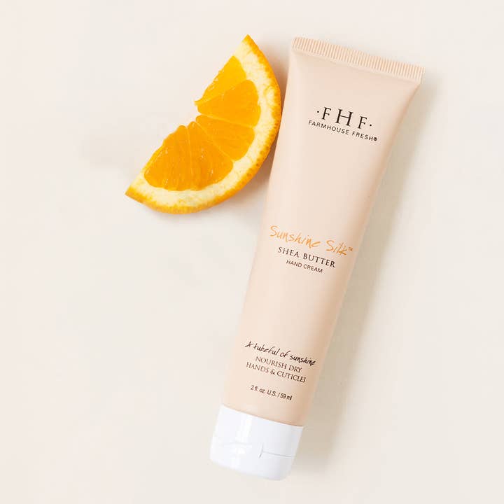 Sunshine Silk® Shea Butter Hand Cream 2 oz - case of 6 for wholesale by Farmhouse Fresh