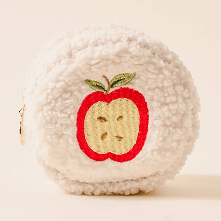 Teddy Pouch-Circle Apple for wholesale by The Darling Effect