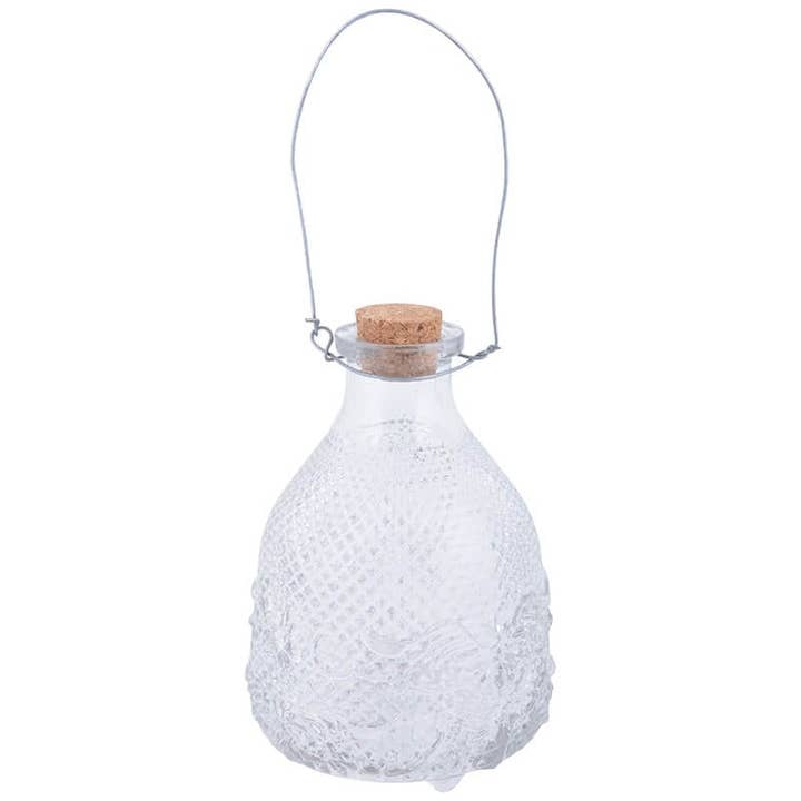 Esschert Design USA - Wholesale Outdoor Ornament/Decor - Hobnail Glass Wasp Trap, Clear