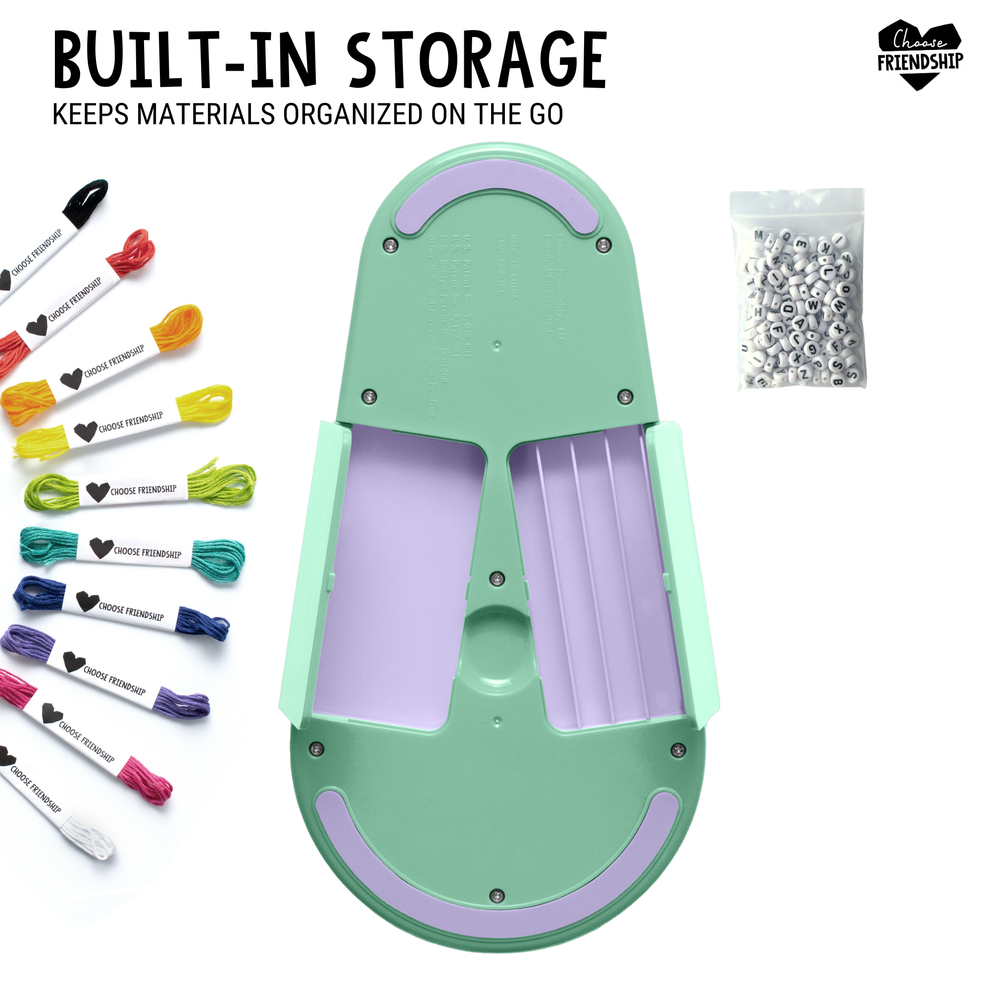Choose Friendship – Joias DIY - Crianças por atacado – Kit de Artesanato My Friendship Bracelet Maker (Novo) - Presente de Aniversário8
