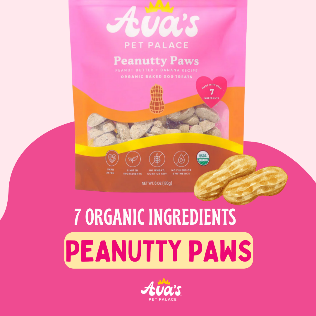 Ava's Pet Palace - Wholesale Pet Treats - Dog - Organic Baked Dog Treats - Peanutty Paws2