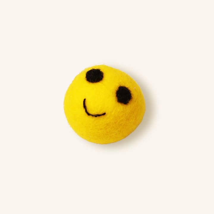 Handmade Wool Emoji Cat Toy – Limited 2025 Edition for wholesale by Moricat