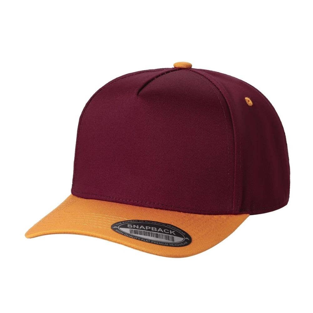DOBBI - Wholesale Flat Brim Cap - Unisex - 5 Panel Snapback Caps61