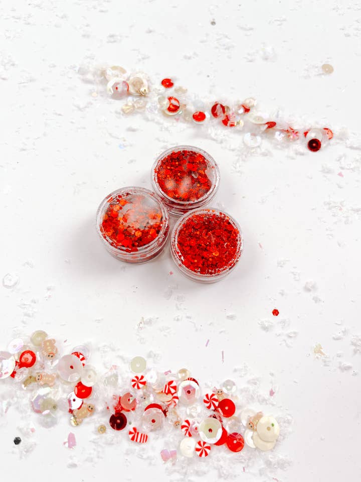 Rode Glitterspray voor Haar Gel voor wholesale door Evie Pearl Handmade LLC