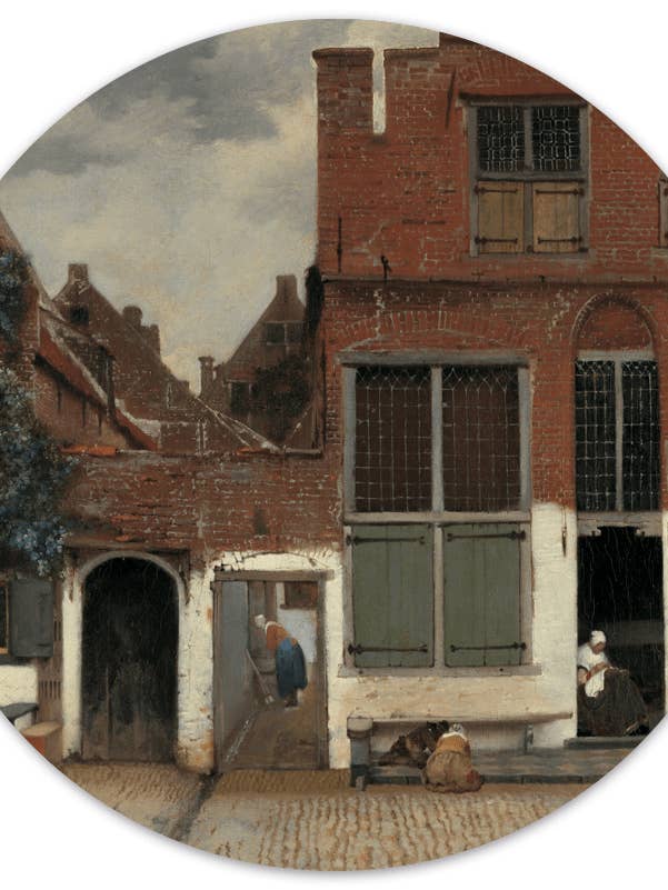 Muurcirkel na rua, Johannes Vermeer por atacado de Label2X B.V.