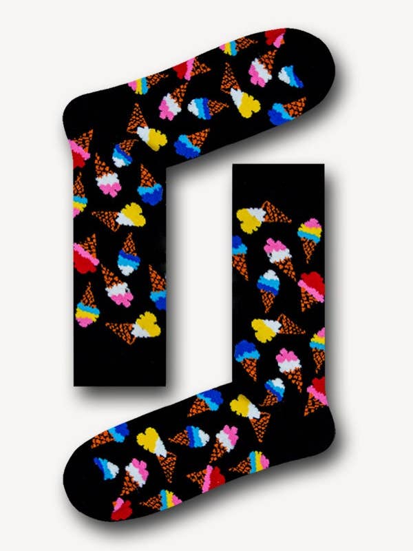 Zwarte ijssokken/uniseks sokken voor wholesale door Socksbros LTD