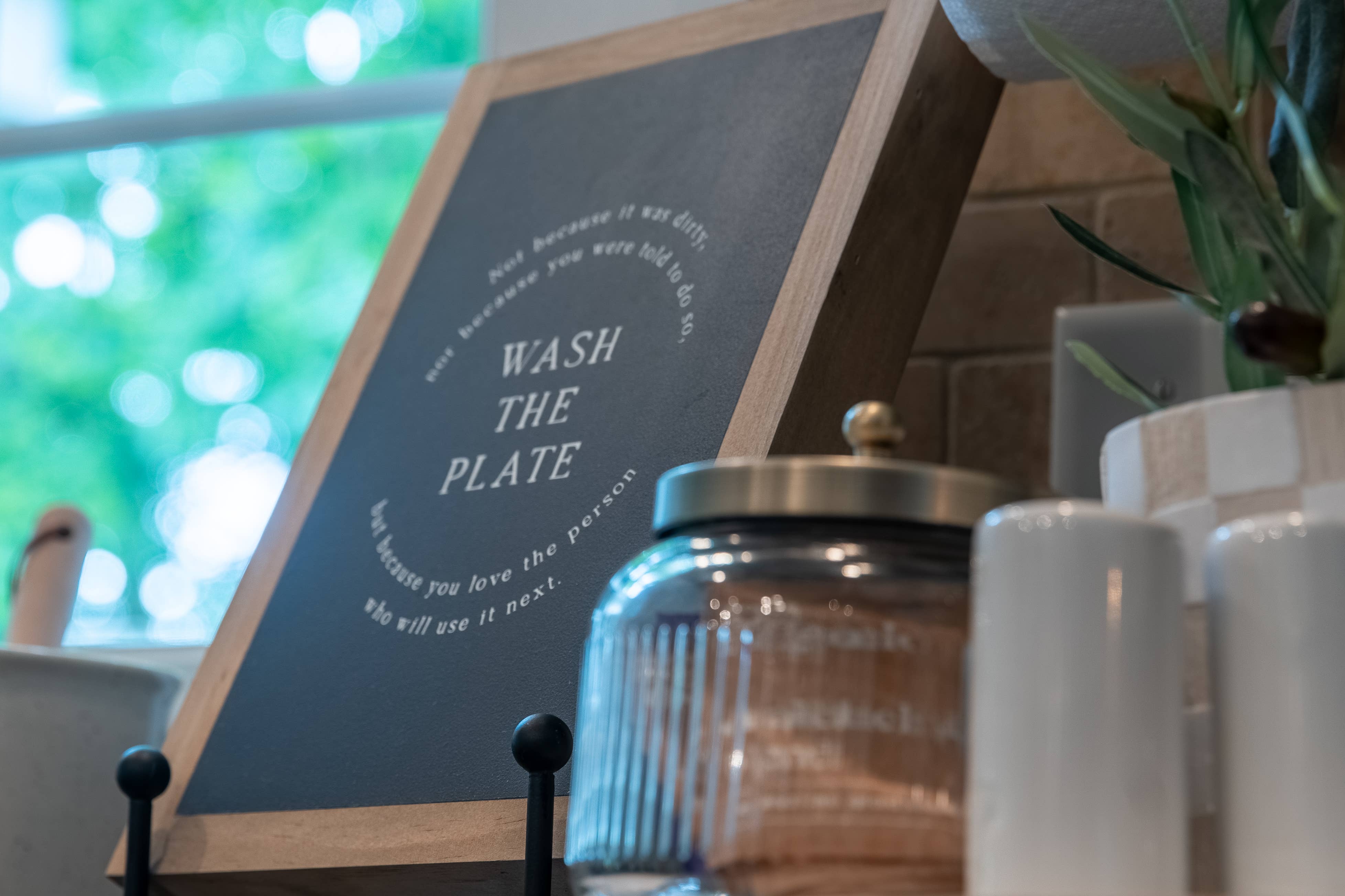 Joyfully Said - Wholesale Sign - Wash the Plate | Wall Art4