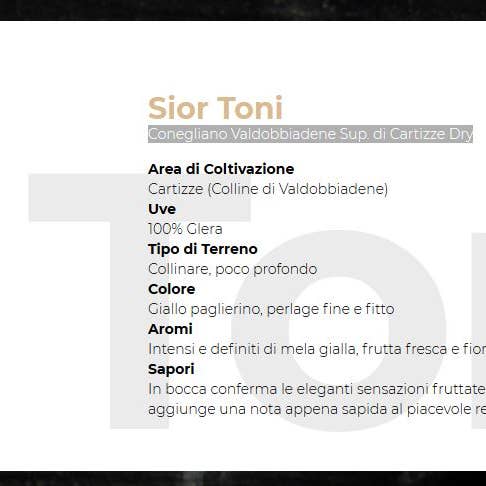 Metina SAS - Wholesale Champagne/Sparkling Wine - Sir Toni Valdobbiadene Sup. Cartizze Vineyeards V8+ 75 cl2