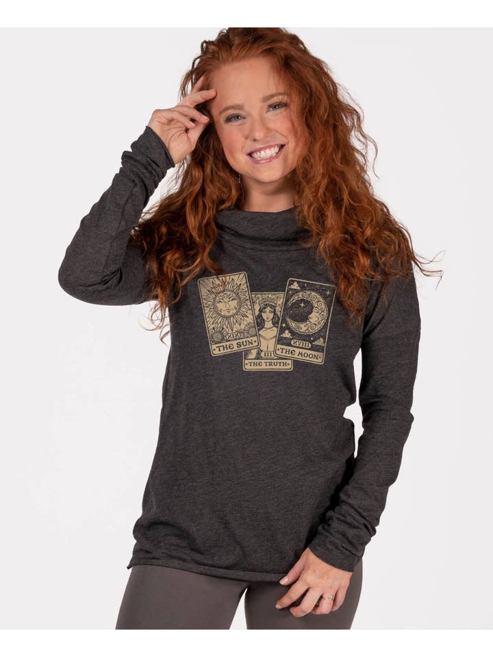Soul Flower - Wholesale Hoodie - Women's - Tarot Cowl Yoga Hoody