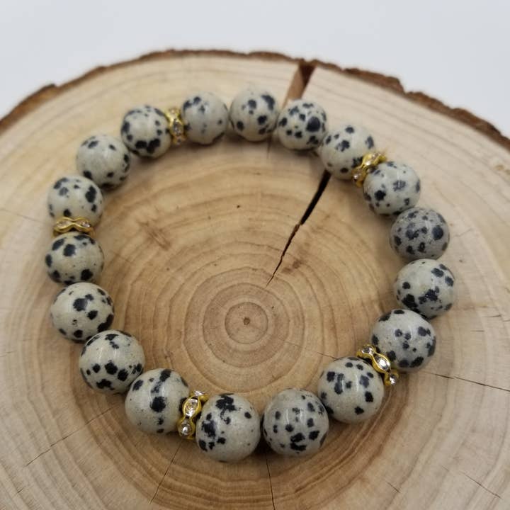CHAKRA JEWELRY - Wholesale Beaded Bracelet - Natural Agate Bead Chakra Bracelet - 10 MM