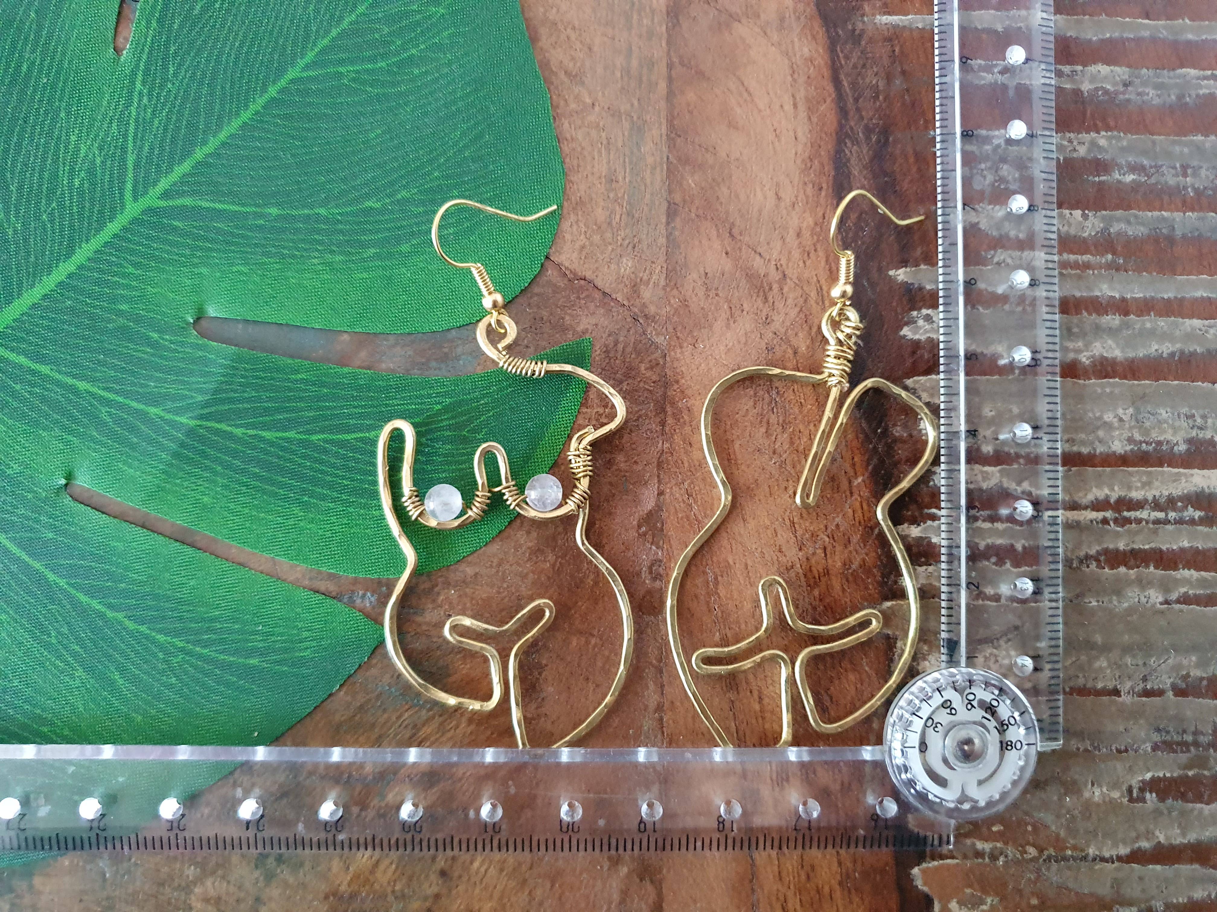 Jasper Rocks - Wholesale Dangle Earrings - Lady Goddess female nude queen crystal earrings2