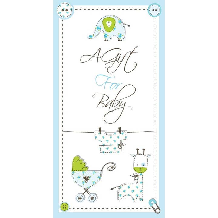 New Baby Greeting Cards - Money Holder Greeting Cards for wholesale by InterGreet.com