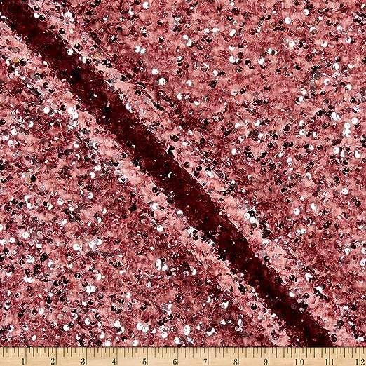 Fabrics Star - Wholesale Fabric - Stretch Velvet Sequin Fabric, Glitter Spandex Material 48 Inch in Width | Arts and Crafts7