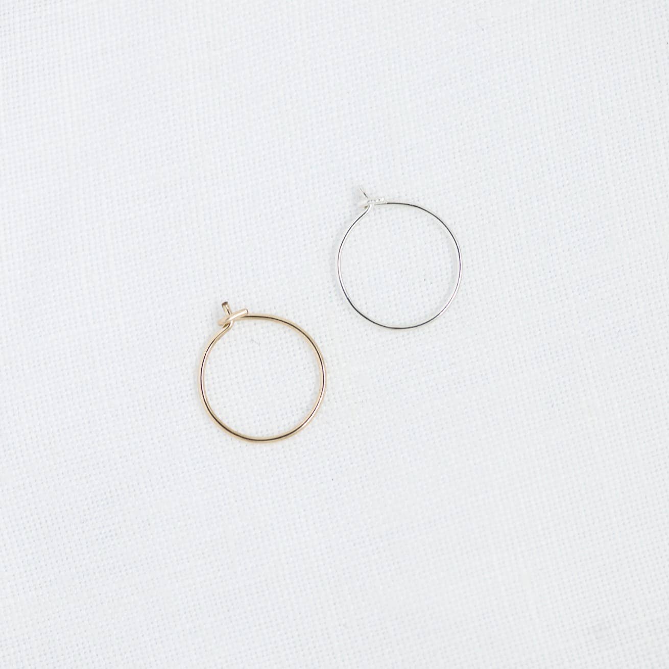 NVMBR DCMBR - Wholesale Hoop Earrings - Whisper Hoop with Hook0
