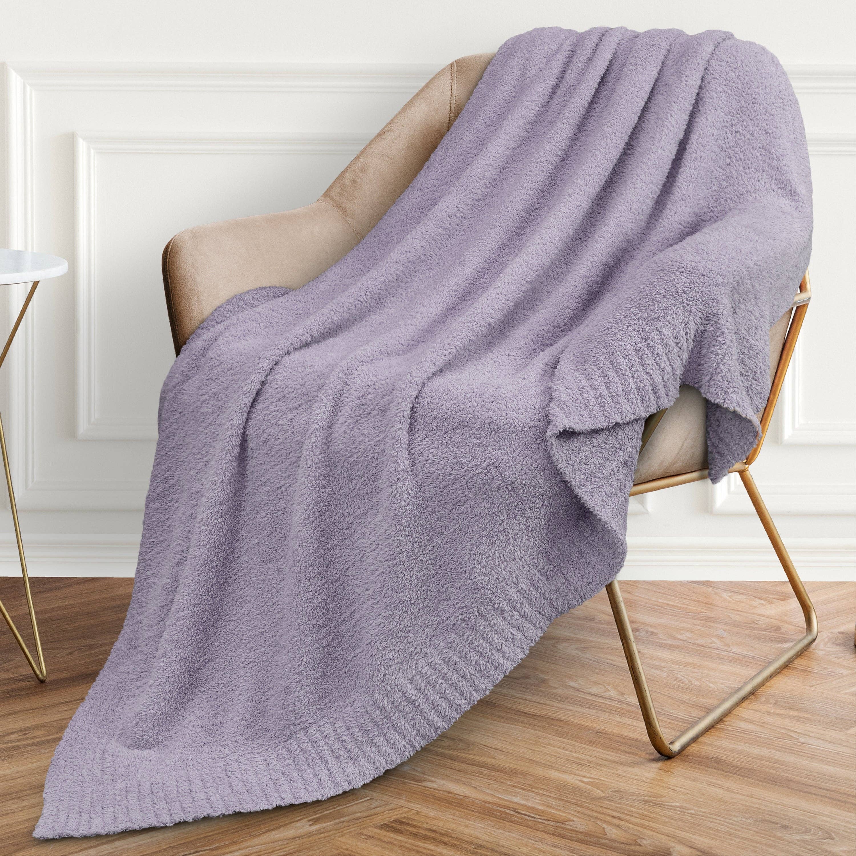 Pavilia – wholesale Throw blanket – Buttery Soft Fluffy Knit Blanket5
