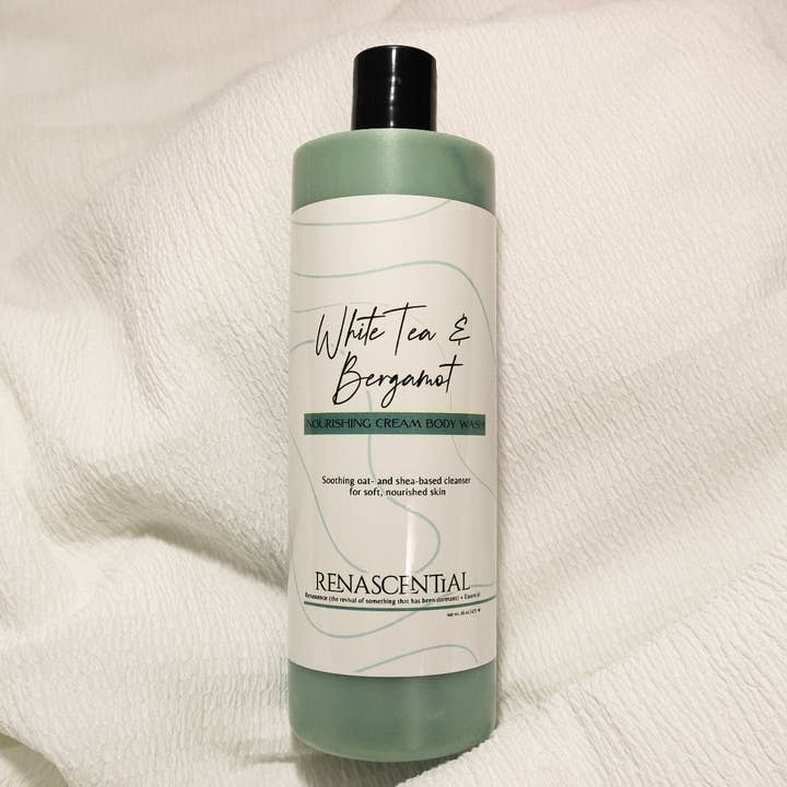White Tea & Bergamot Body Wash for wholesale by Renascential