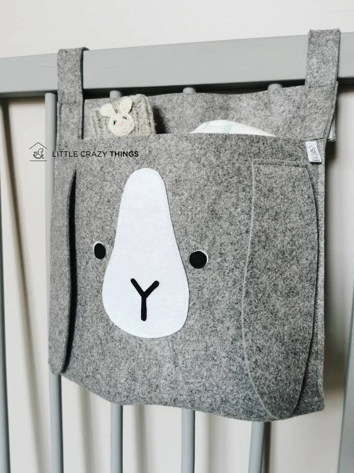 Organizer für Babyhasen, Aufbewahrungsfach für Windeln aus Filz für den Großhandel von Little Crazy Things