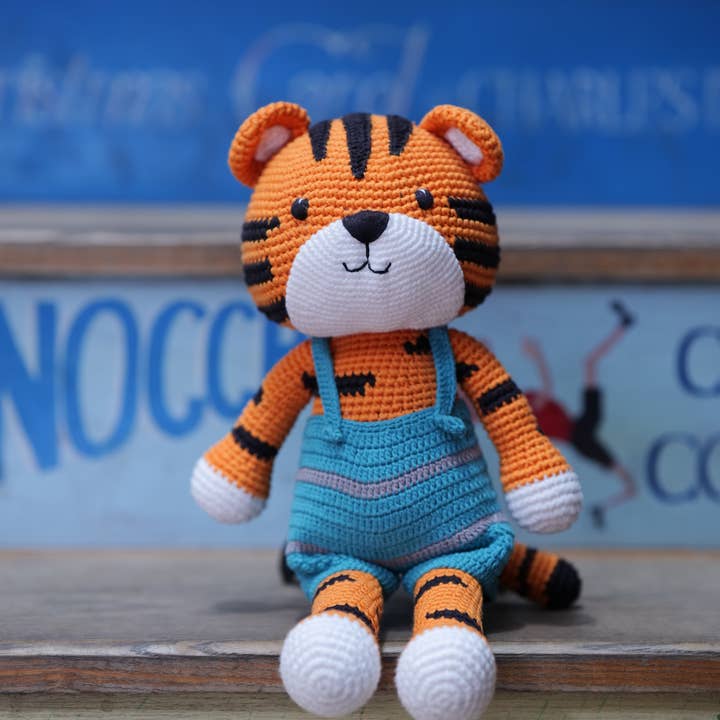 Fabbycraft - Vendita all'ingrosso Attrezzi per lavoro a maglia/uncinetto - Animale all'uncinetto Tiger Tot2