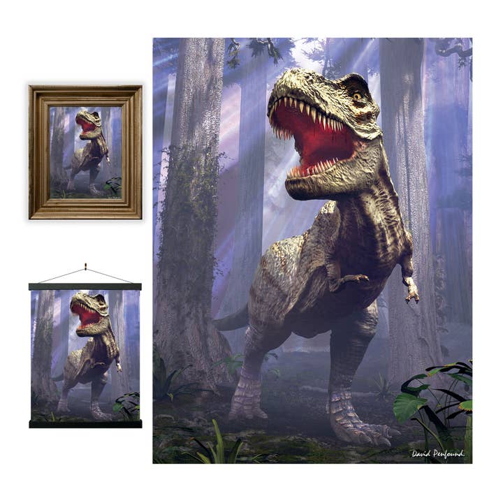 3D LiveLife Posters - T-Rex Scene for wholesale by Deluxebase