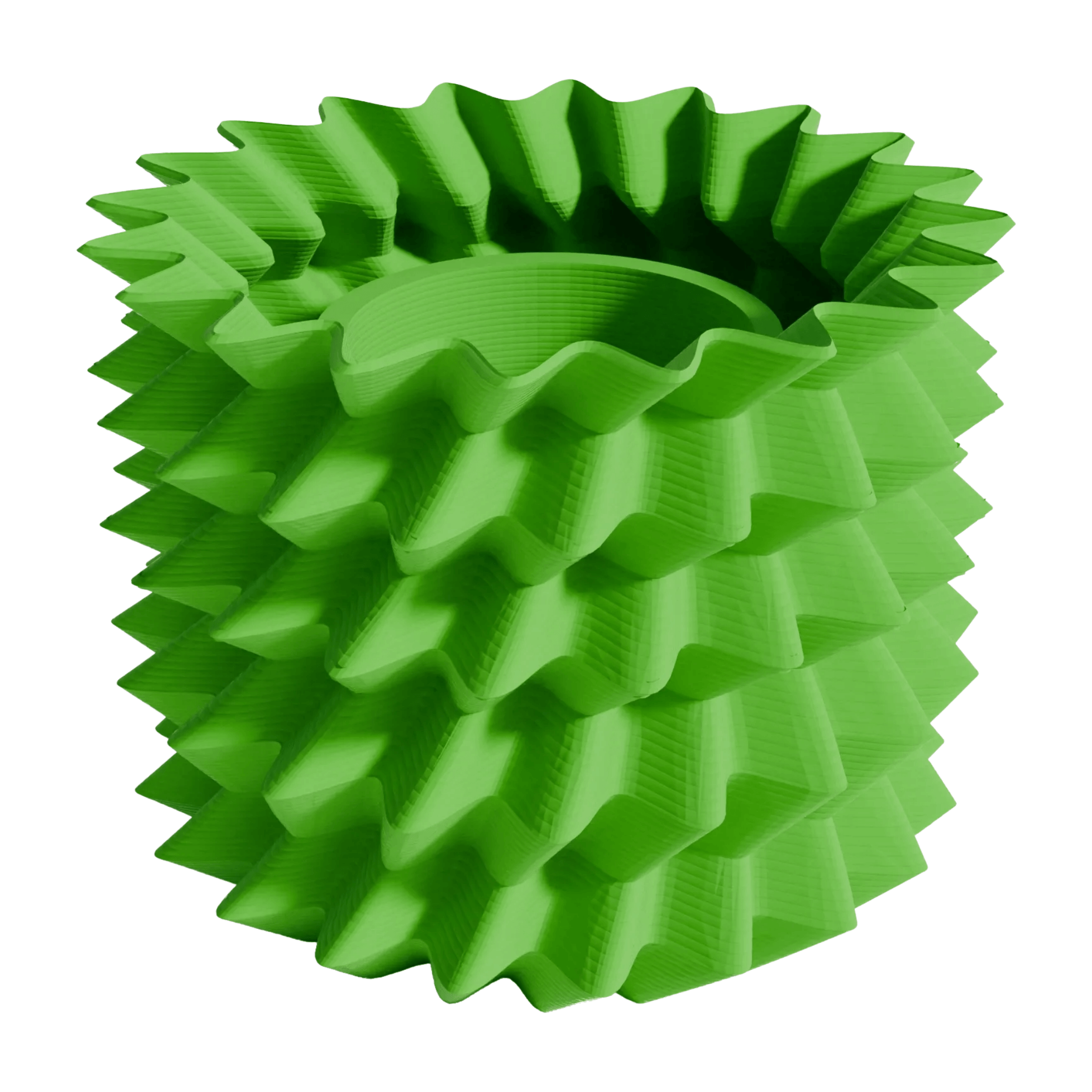 Fiastra Design – Großhandel Vasen – Designvase Amandola, grüne Ausgabe1