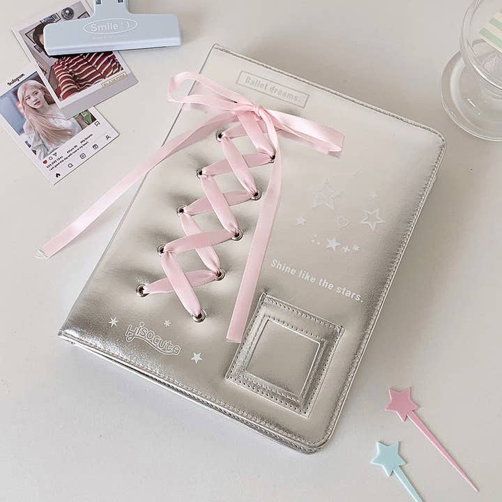 Album de collection de photos nœud papillon argenté pour la vente par Little Trendy