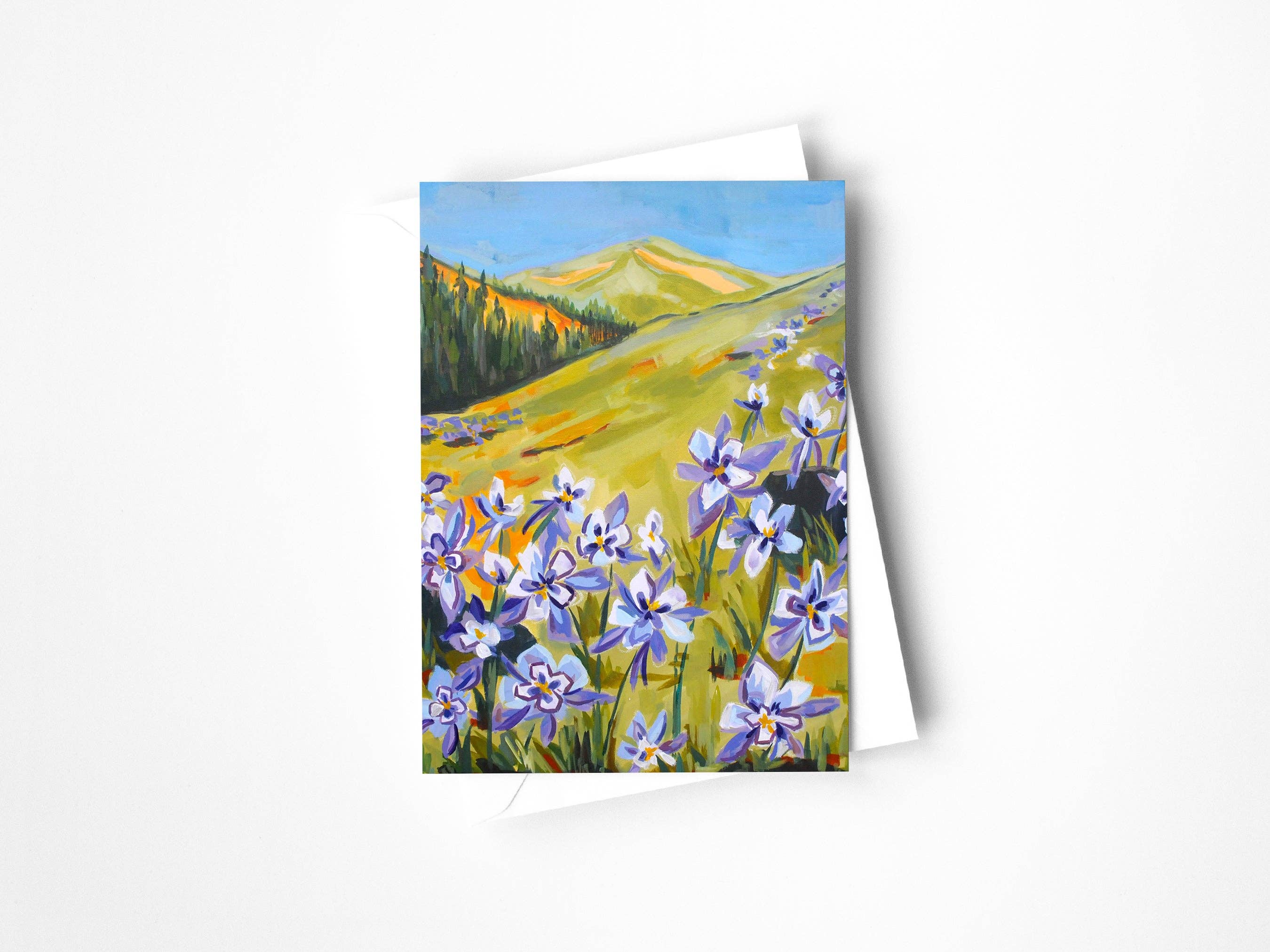 Kaley Alie Art – Cartão de saudação diária por atacado – Caixa de cartões variados Wild Mountain Places com 1210