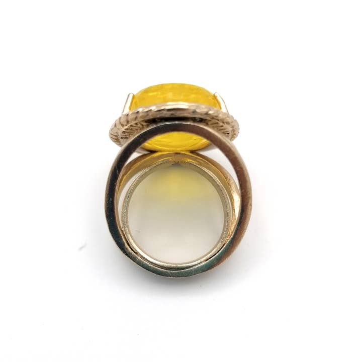 Patrizia Daliana - Vente Bague de cocktail/de cérémonie - Patrizia Daliana | Gamme « Classica » - Bague en métal doré3