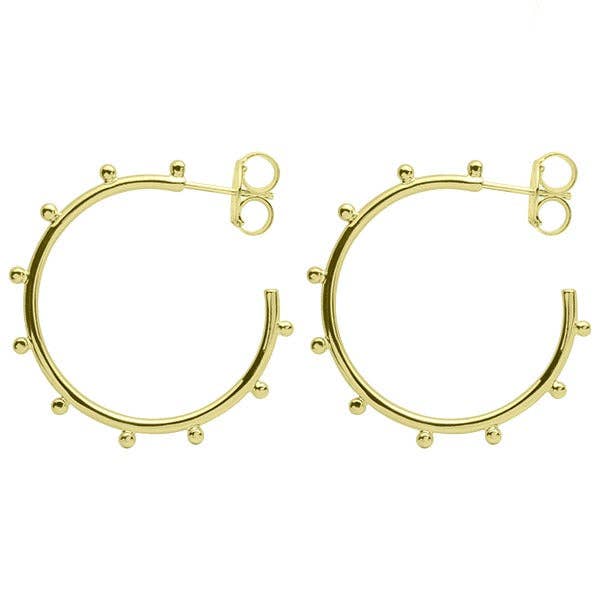 SF BRAND INC - Wholesale Hoop Earrings - Medium Sweetie Pie Hug Hoops