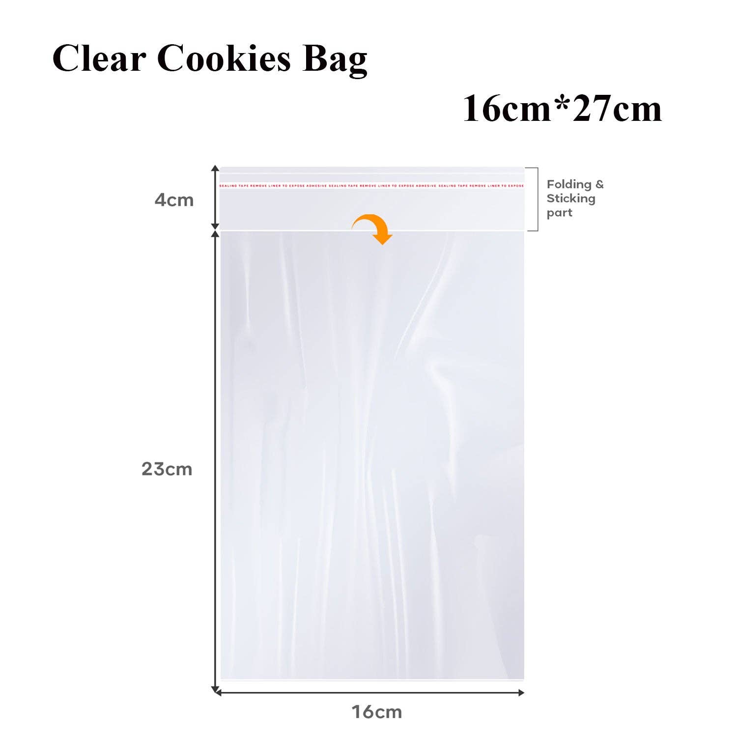 Ledsone – wholesale Food storage wrap/bag – Clear Reclosable Zip Poly Bag Resealable Self Sealing Bag~529111