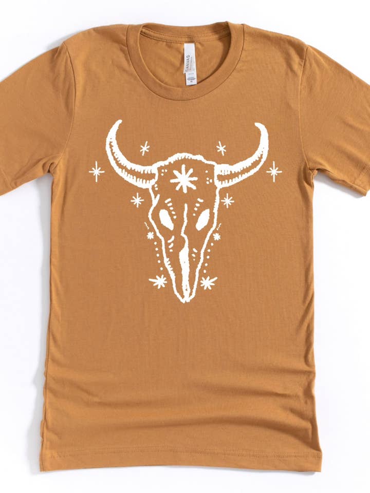 Boho Skull Tee for wholesale by Hank & Scoot
