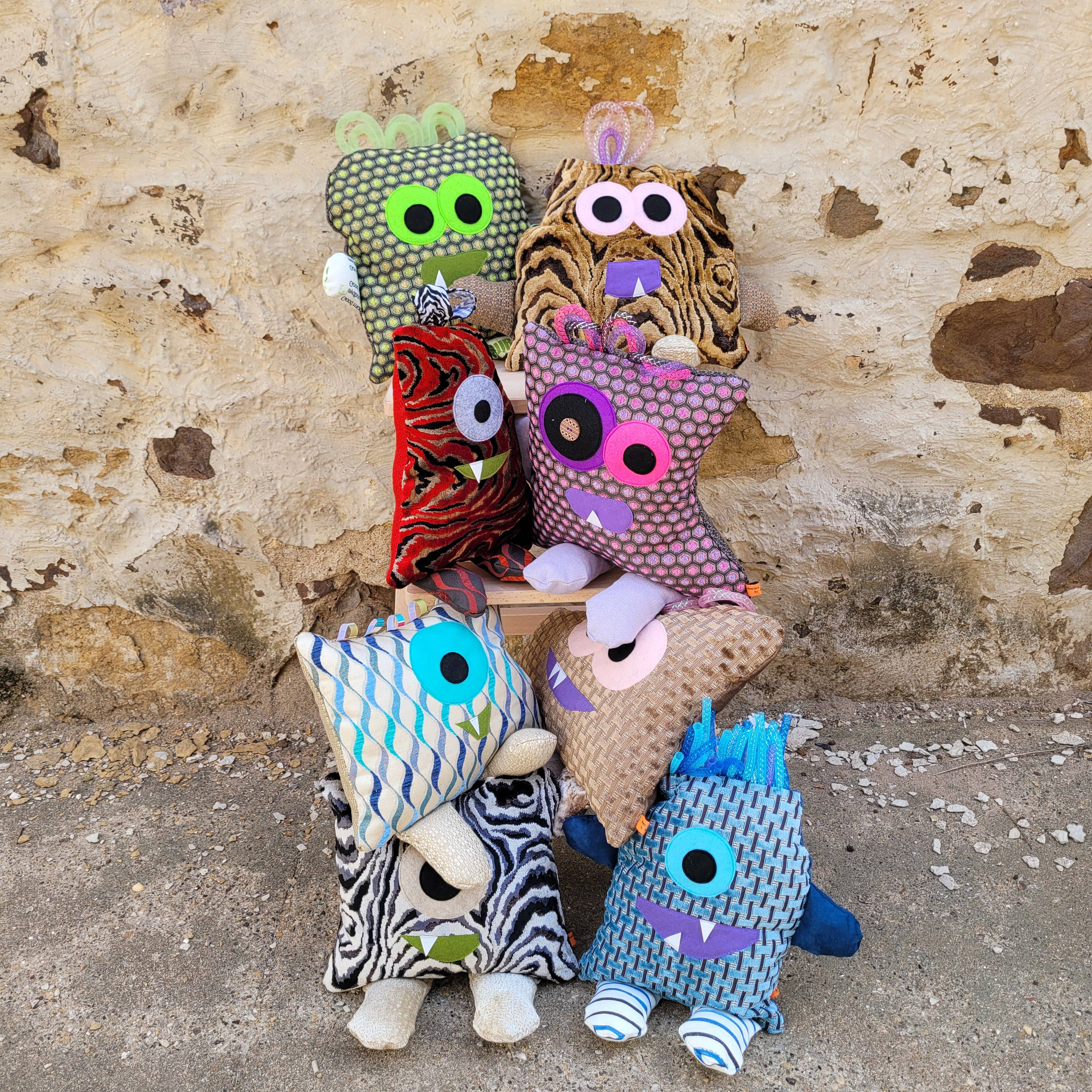 Monsters On Main - Wholesale Throw/Decorative Pillow - Small Monster Bundle - 8 Pk3