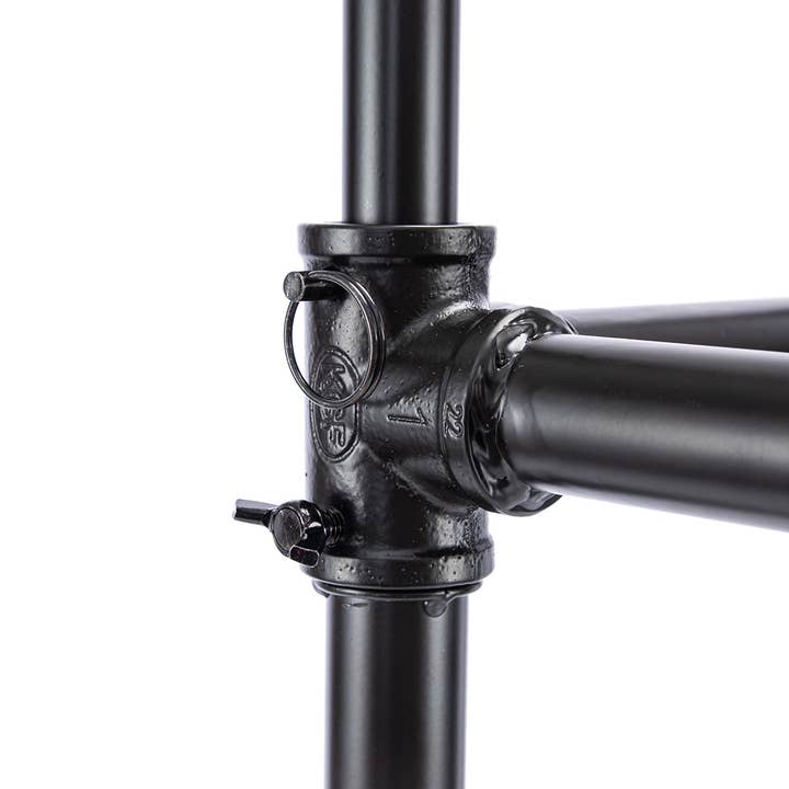 Store Supply Warehouse - Wholesale Retailer Display - Accessories - Boutique Pipe 4-Way Clothing Rack With Straight Arms4