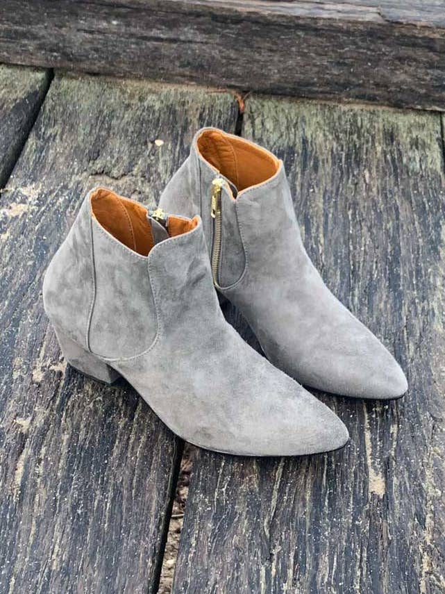 HOSS Cohen suède laars - Ash voor wholesale door HOSS