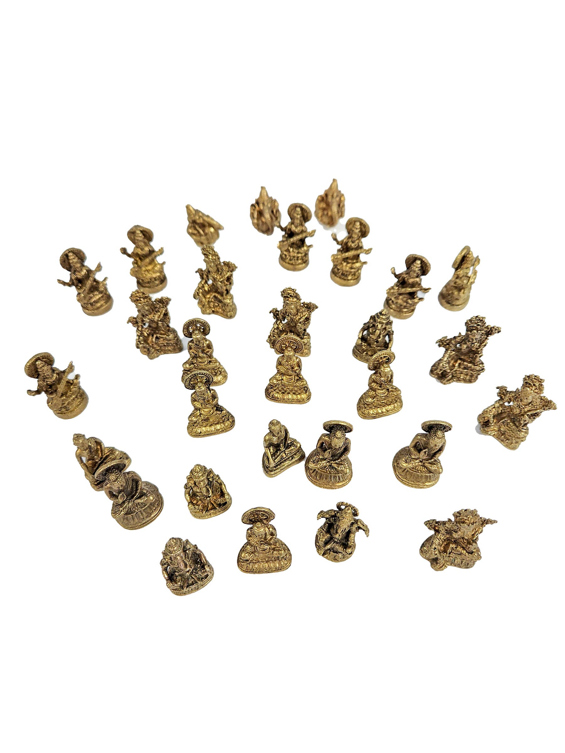 Yak & Yeti - Wholesale Decorative Figurine - Pocket Mini Brass Statues (Min quantity 30 pcs)4